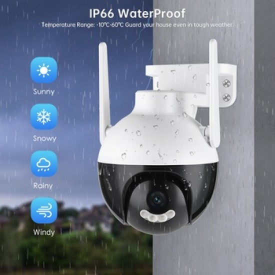 КУПОЛНА КАМЕРА SMART SPHERE - 4MP - 4LED