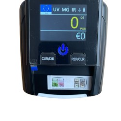 Дигитален детектор за банкноти с UV защита – EUR / USD + зарядно за батерия