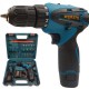 АКУМУЛАТОРЕН ВИНТОВЕРТ WERSTIL 12V С ВЛОЖКИ И УДЪЛЖЕНИЕ