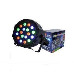 Led Mini Par прожектор за диско ефект с 18 Led крушки димиращ ефект
