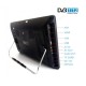 Портативен телевизор Perfect 10" | DVB-T2, 12V/220V, USB, HDMI, Батерия за къмпинг различни размери 220V/12 V + стойка цифров тиунер, български канали / цифрова антена 