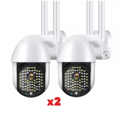 2БР. ВОДОУСТОЙЧИВИ КАМЕРИ WIFI FULL HD 2.0MP 68 LED 320°