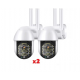 2БР. ВОДОУСТОЙЧИВИ КАМЕРИ WIFI FULL HD 2.0MP 68 LED 320°