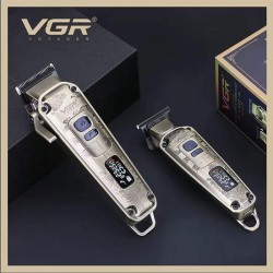 VGR V-643 Професионален комплект 2 в 1 – машинка за подстригване и тример, метален корпус