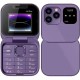 Сгъваем мобилен телефон i16 с две SIM карти, камера, фенерче, FM радио FS-20340