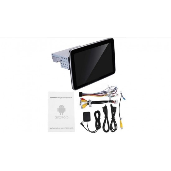 9"инча 1DIN Android 11.0 навигация Радио за Кола GPS Тъчскрийн 360° Ротация
