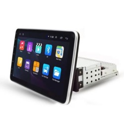 Автомобилна мултимедия с Android 11, single din, 10 INCH въртящ екран 360 градуса