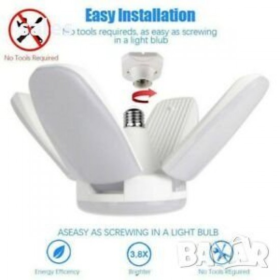 ИНОВАТИВНА ДЕФОРМИРАЩА СЕ - 60W LED ЛАМПА
