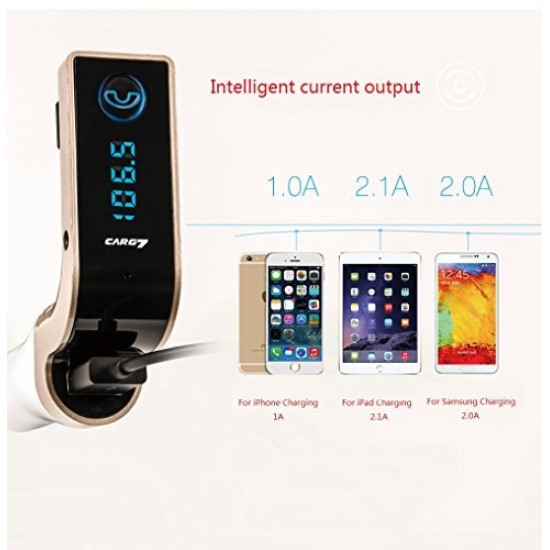 Hands-Free Bluetooth FM трансмитер Universal Carg7, MP3 Player за автомобил Car MP3 Music Player