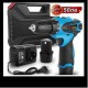 АКУМУЛАТОРЕН ВИНТОВЕРТ WERSTIL 12V С ВЛОЖКИ И УДЪЛЖЕНИЕ