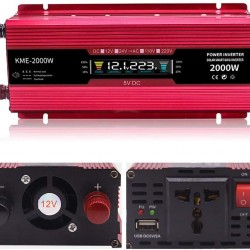 ИНВЕРТОР НА НАПРЕЖЕНИЕ С ДИСПЛЕЙ ОТ 12V НА 220V С МОЩНОСТ ОТ 2000W