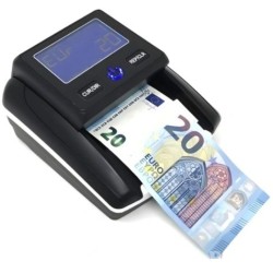 Дигитален детектор за банкноти с UV защита – EUR / USD + зарядно за батерия