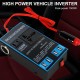 Автомобилен инвертор 12V към 220V 1500W с USB зарядни изходи
