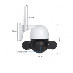 A10 Професионална WIFI IP камера 5 Mpx ICSEE 1080P INFRARED външна охранителна камера