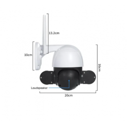 A10 Професионална WIFI IP камера 5 Mpx ICSEE 1080P INFRARED външна охранителна камера