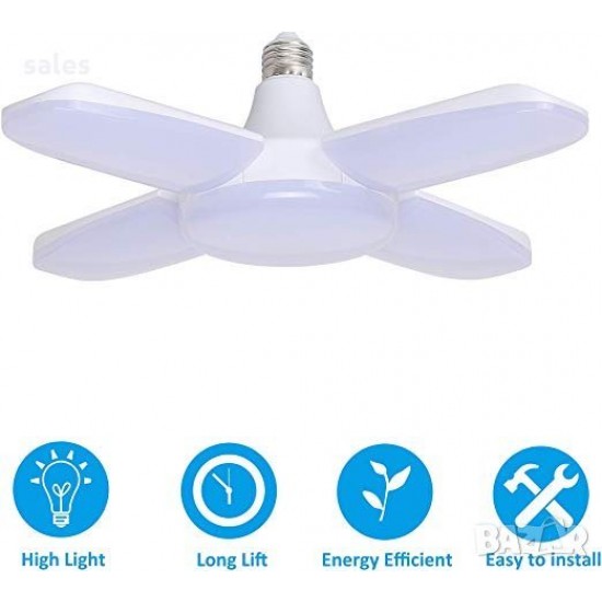 ИНОВАТИВНА ДЕФОРМИРАЩА СЕ - 60W LED ЛАМПА