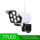 LED Соларна лампа имитираща камера за видеонаблюдение / фалшива камера с LED прожектор и сензор за движение