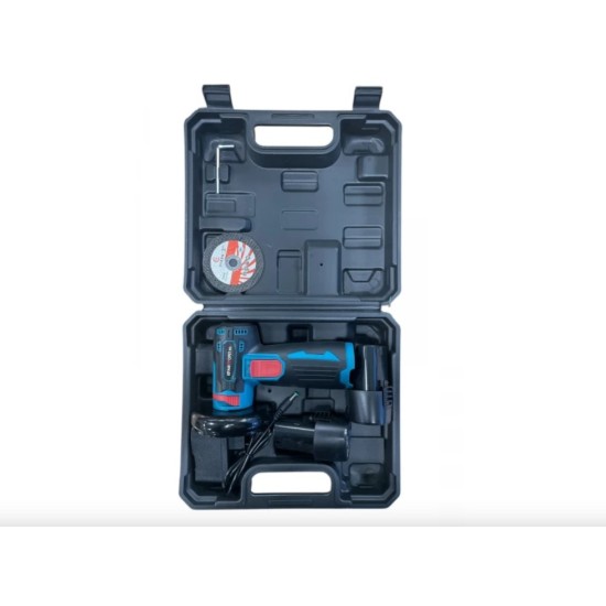 Акумулаторен Ъглошлайф KraftRoyal 24V 6AH + 2 броя батерии и зарядно