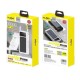 10 000 mAh Соларна батерия с LED диспей - Power Bank KLGO KP-97 с 4 вградени кабела