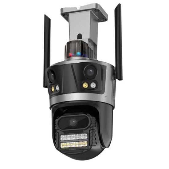 P-17 12MP IP камера WiFi PTZ 3 лещи 3 екрана 8X увеличение 