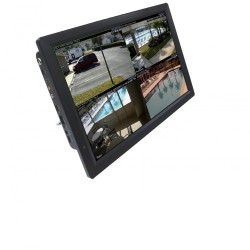 Портативен телевизор Perfect 10" | DVB-T2, 12V/220V, USB, HDMI, Батерия за къмпинг различни размери 220V/12 V + стойка цифров тиунер, български канали / цифрова антена 
