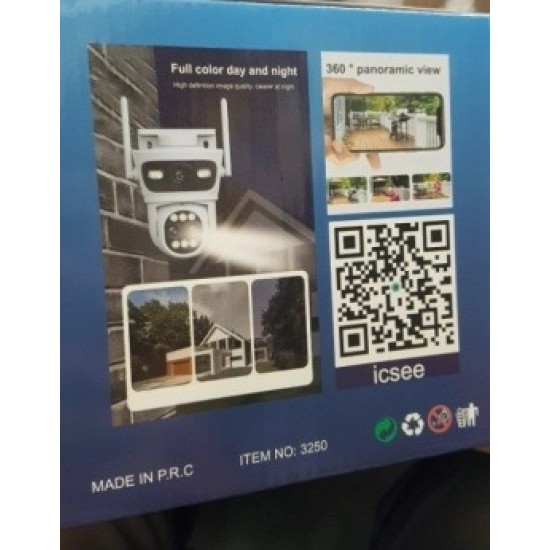 Двойна Smart WiFi безжична IP камера 10MP 10 zoom и два обектива ICSEE