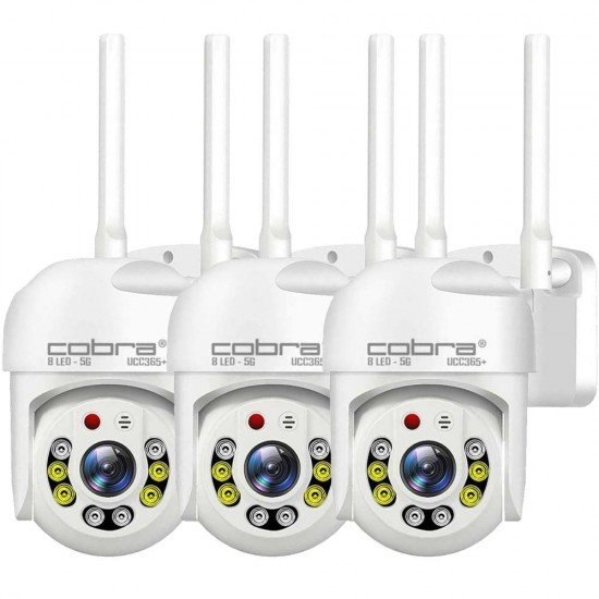 КОМПЛЕКТ 3БР. WIFI КАМЕРА 5MP HD 1080P + 3БР. КАРТИ 64ГБ