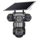 Соларна камера със SIM карта – 12MP Full HD, троен обектив, движение, нощно виждане, двупосочна комуникация, IP66