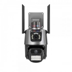 PTZ Двойна IP камера 8MP с две антени цветно нощно виждане WIFI, ICSEE, ULTRA HD, модел P11