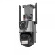 + 64GB карта PTZ ДВОЙНА IP КАМЕРА 12MP С ДВЕ АНТЕНИ ЦВЕТНО НОЩНО ВИЖДАНЕ WIFI, ICSEE, ULTRA HD, МОДЕЛ P11