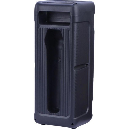 Караоке тонколона GTS-2359 с безжичен микрофон, 2 × 4", 12 W, RGB, Bluetooth
