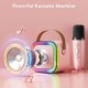 Преносима RGB караоке тонколона K12 с безжичен микрофон