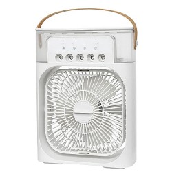 Преносим Въздушен 3 в 1 Охладител, Овлажнител и Вентилатор с Air Cooler LED и Резервоар за Вода 600 мл