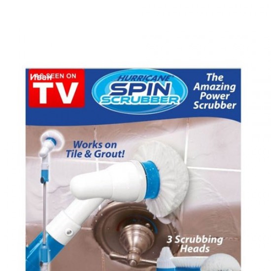 Електрическа четка за почистване на баня с 3 глави Spin Scrubber