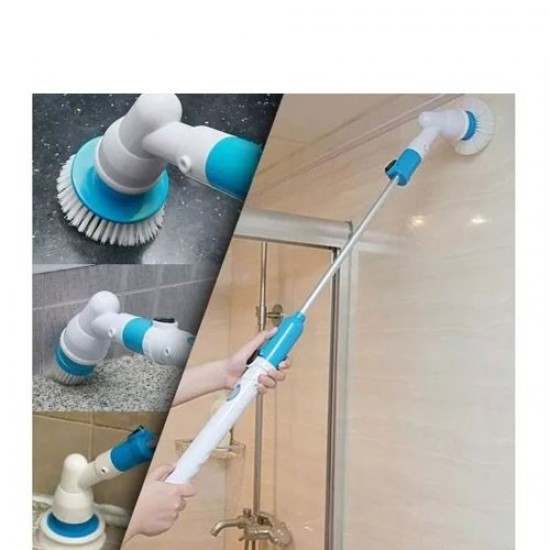 Електрическа четка за почистване на баня с 3 глави Spin Scrubber