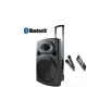 15" караоке тонколона mba f-15, bluetooth, 2 безжични микрофон, радио мба