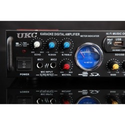 Аудио усилвател UKC AV-339A, караоке, USB порт, SD слот, MP3, FM