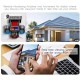 Соларна WiFi камера V380 Pro 16MP с 3 обектива, 360° наблюдение и нощно виждане