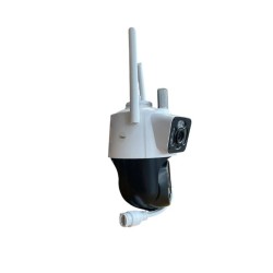 Куполна камера 3249, видео и аудио наблюдение, тройна, въртяща, Wi-Fi, 5G, 12MP, 1080p, ICSEE